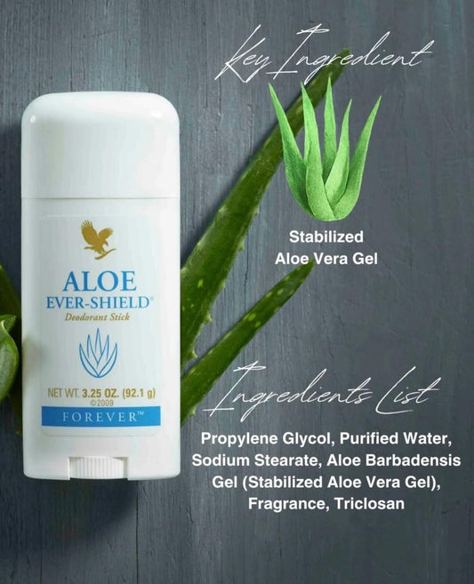 Forever Aloe Ever- Shield Deodorant | Natural Aloe Protection| Aluminum Free